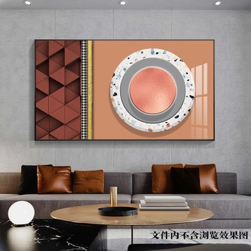 現(xiàn)代輕奢抽象裝飾畫