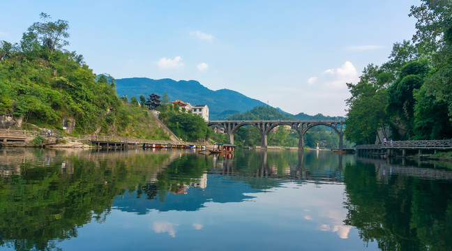 湖南湘西酉水景区酉水画廊之二