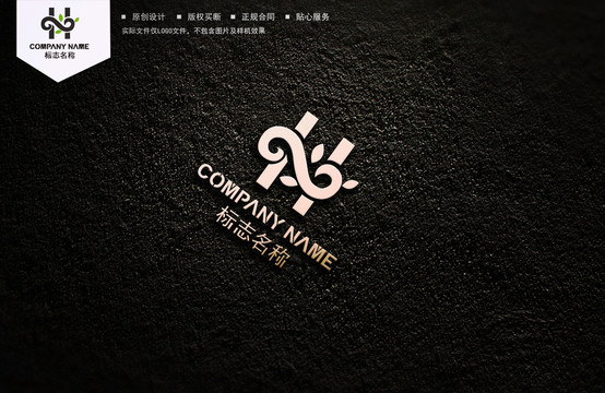 H字母logo