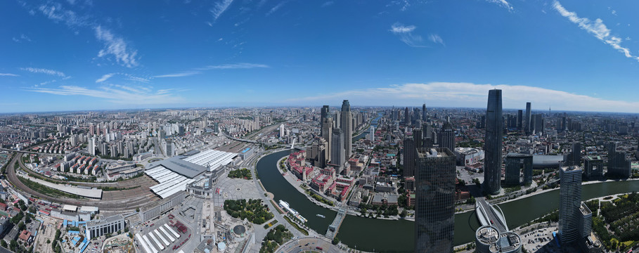 海河广场全景图