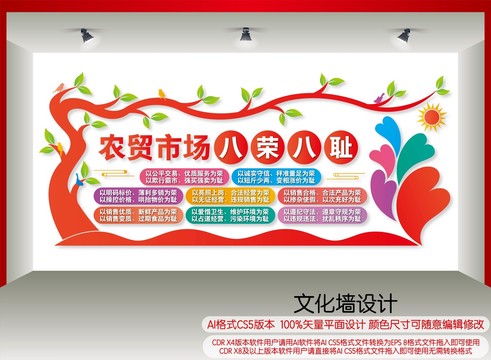 農(nóng)貿(mào)市場(chǎng)八榮八恥