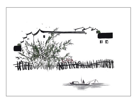 江南水墨畫(huà)