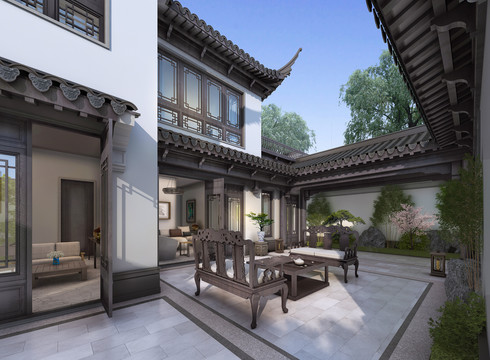 江南蘇派庭院