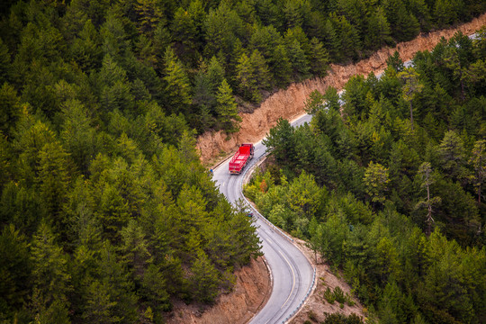 川藏线公路风景