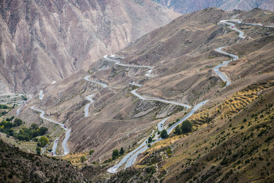 川藏线公路风景