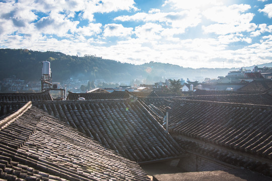 云南腾冲和顺古镇风景