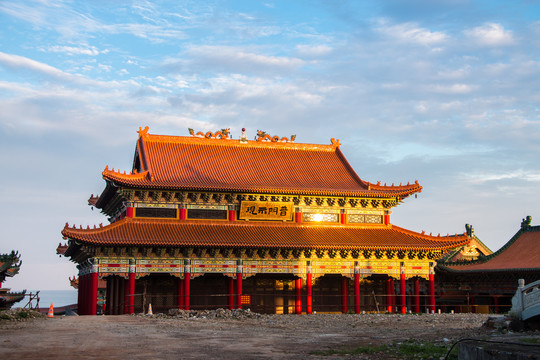 阳江东平镇飞龙寺风景