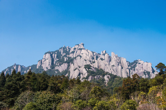 宁德太姥山奇特石头风景