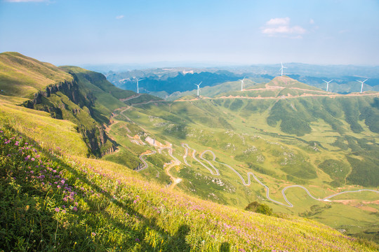 贵州毕节阿西里西韭菜坪旅游景区