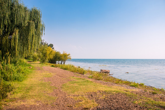 云南昆明抚仙湖美景