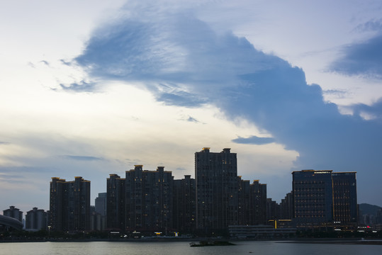 厦门海沧湖夜景