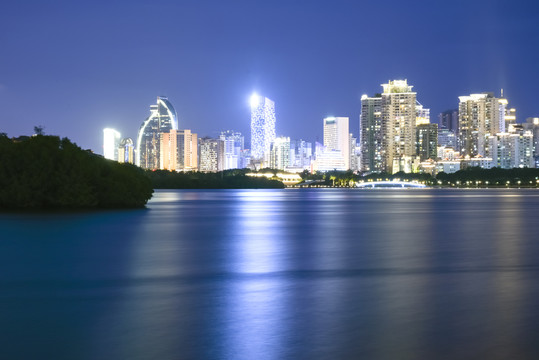 厦门筼筜湖夜景