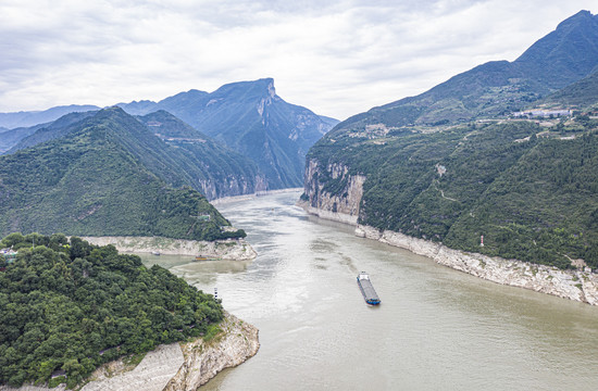 白帝城夔门瞿塘峡景区