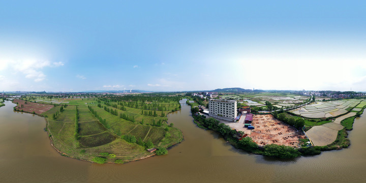 江西省吉安县永和镇蜿蜒的小溪