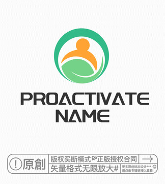 原創(chuàng)人與生態(tài)組合創(chuàng)意logo