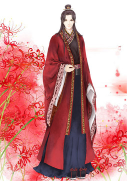 古風漢服婚禮男