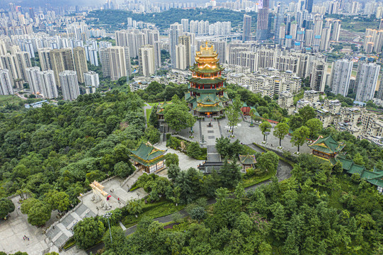 重庆鸿恩寺夜景