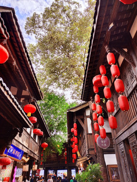 锦里古街风景