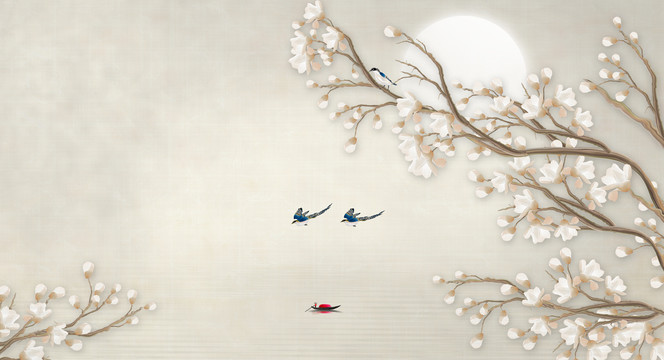 花鳥裝飾畫