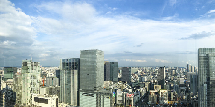 东京城市风光俯瞰