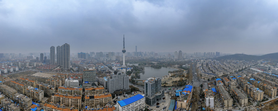 宽幅徐州市风光全景大图