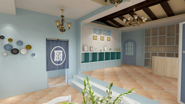 中餐館地中海風(fēng)格可參考