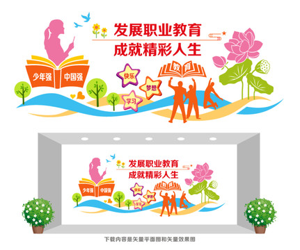 職業(yè)學(xué)校文化墻