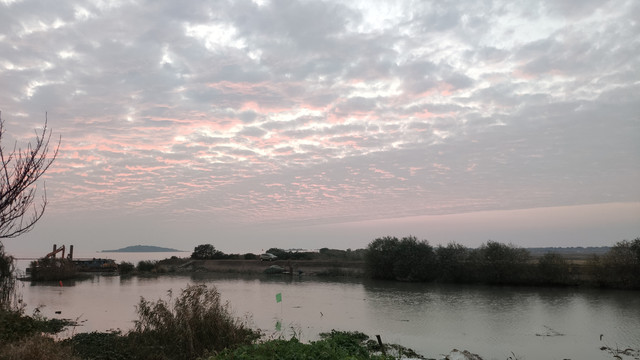 太湖晚霞