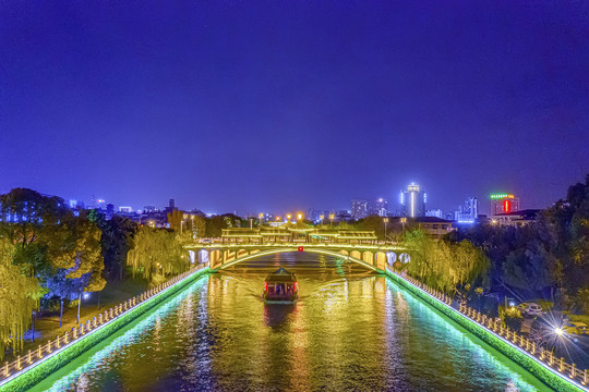 扬州古运河夜景