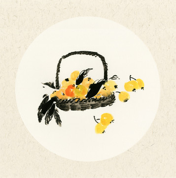國(guó)畫(huà)枇杷