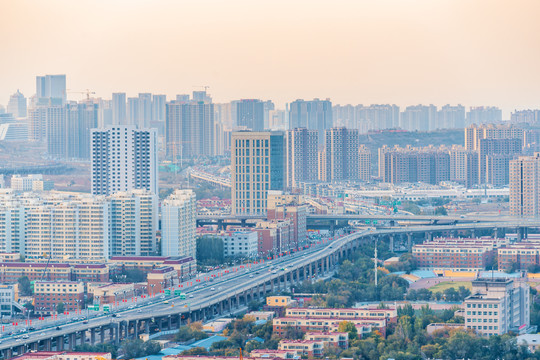 新疆乌鲁木齐市城市风光