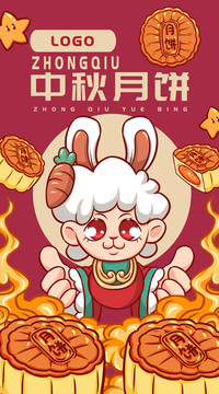 玉兔中秋月餅
