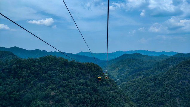 缆车下山