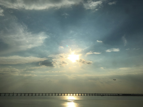 海上日落