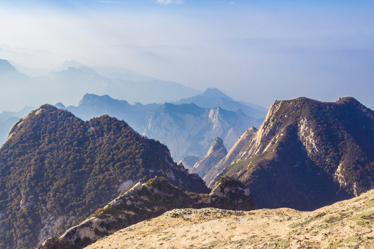 西岳华山风光