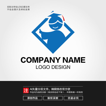 卡通小博士LOGO