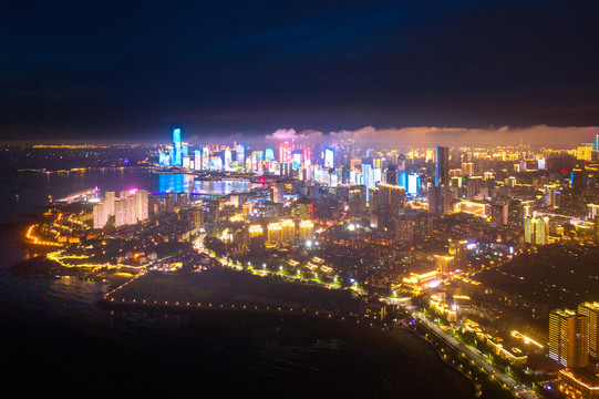 青岛市中心城市夜景