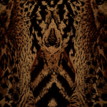 豹纹抽象图案