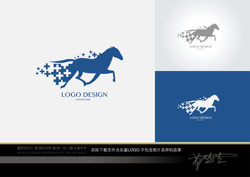 马logo