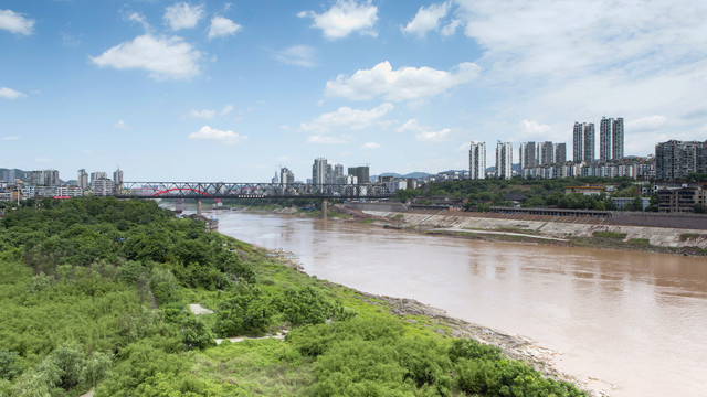 宜宾金沙江城市景观