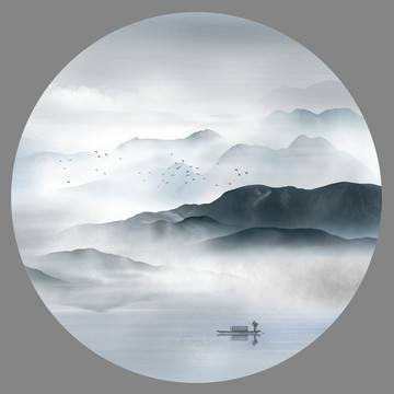 中式水墨畫
