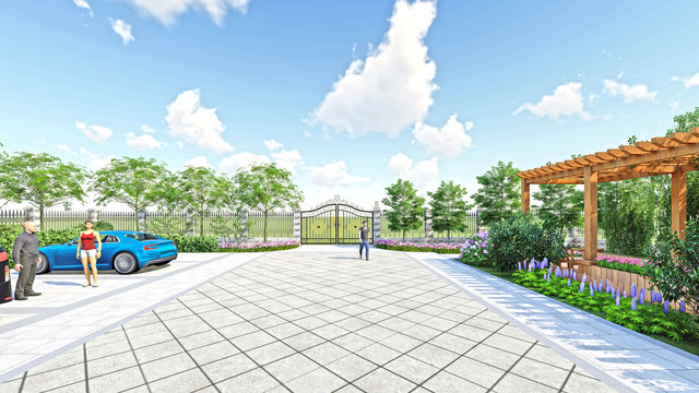 庭院花園景觀設(shè)計(jì)方案效果圖