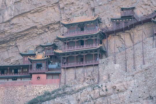 中国山西恒山悬空寺