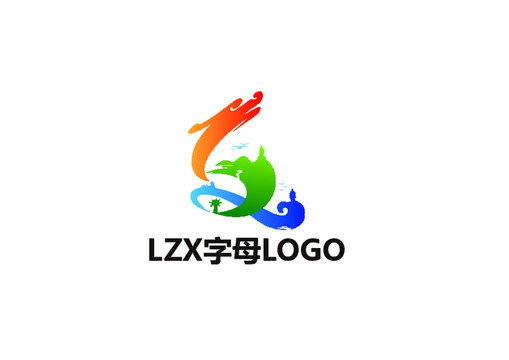 LZX字母Logo