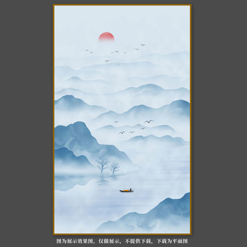 玄關(guān)山水畫(huà)