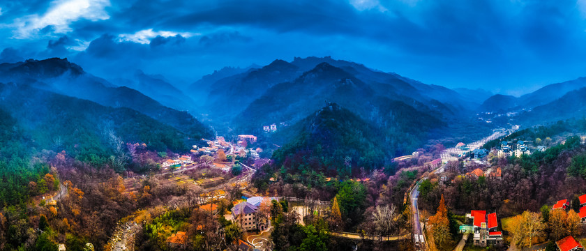 青岛崂山北九水秋色