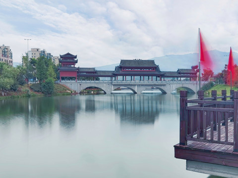 金牛湖风雨桥