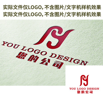 YJ字母LOGO設(shè)計1