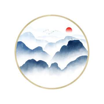 山水装饰画