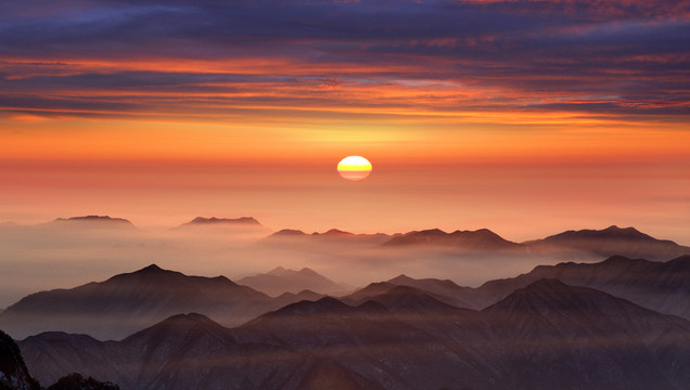 黄山日出